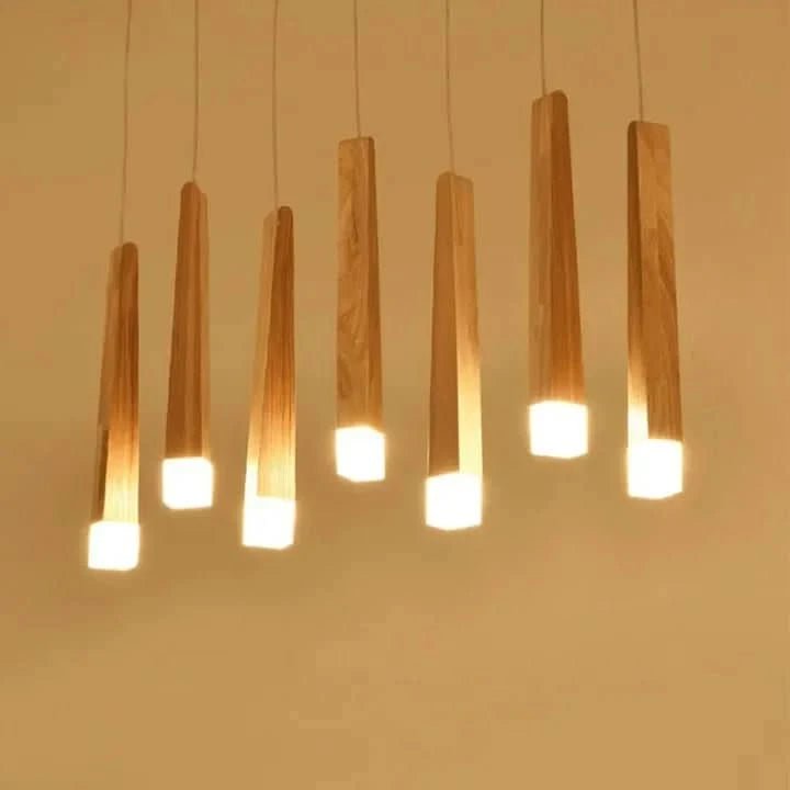 DAYA Massivholz Pendelleuchte Warmes Licht Für Essbereich Und Bar