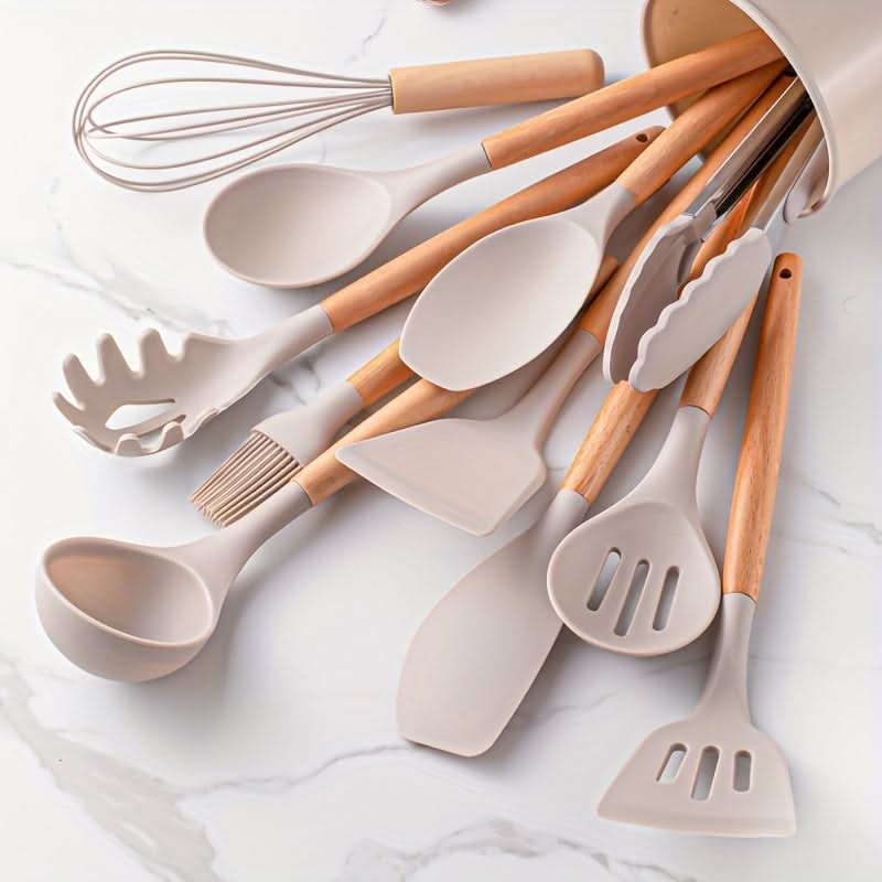 SILICOWARE – 12-Teiliges Küchensilikon-Set | Hitzebeständig & Spülmaschinenfest