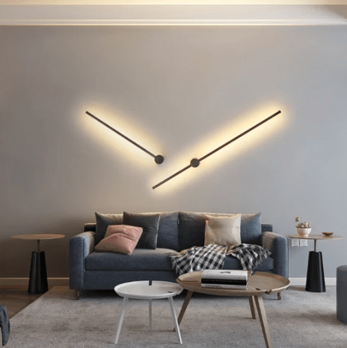 Bergen LED Wandleuchte Aus Aluminium Minimalistisches Design Dimmbare Beleuchtung Fernbedienung