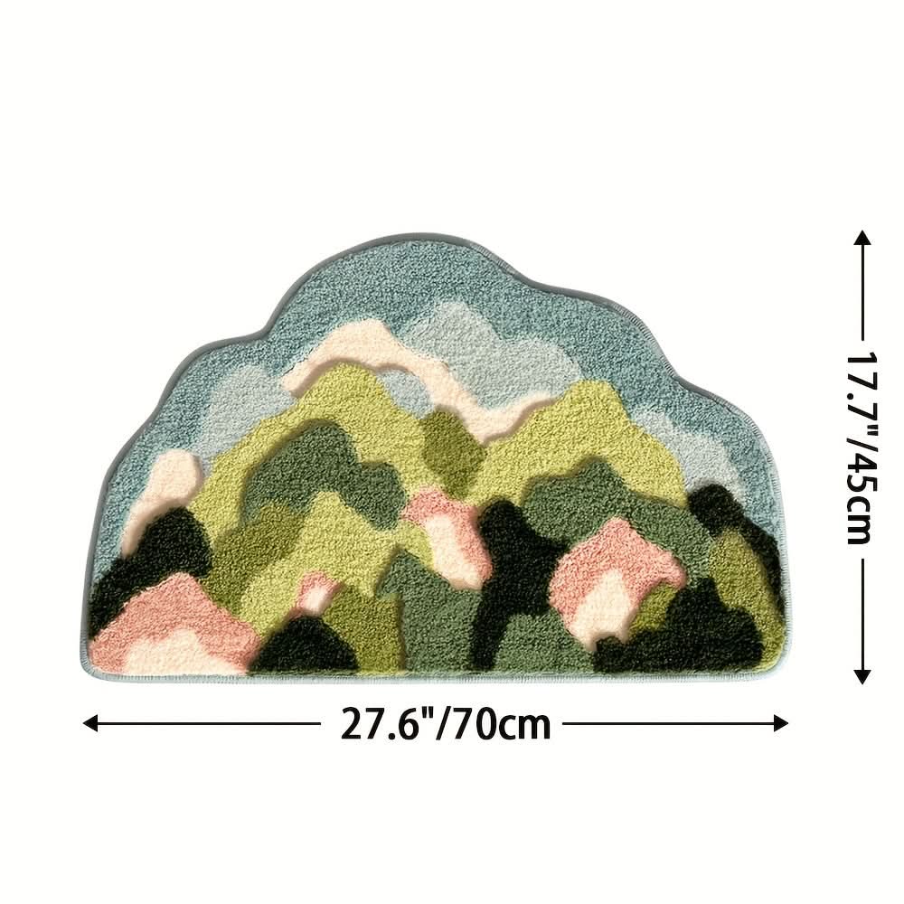 FlorSoft - Zusätzlich Absorbierende Badmatte Mit Blumenmuster