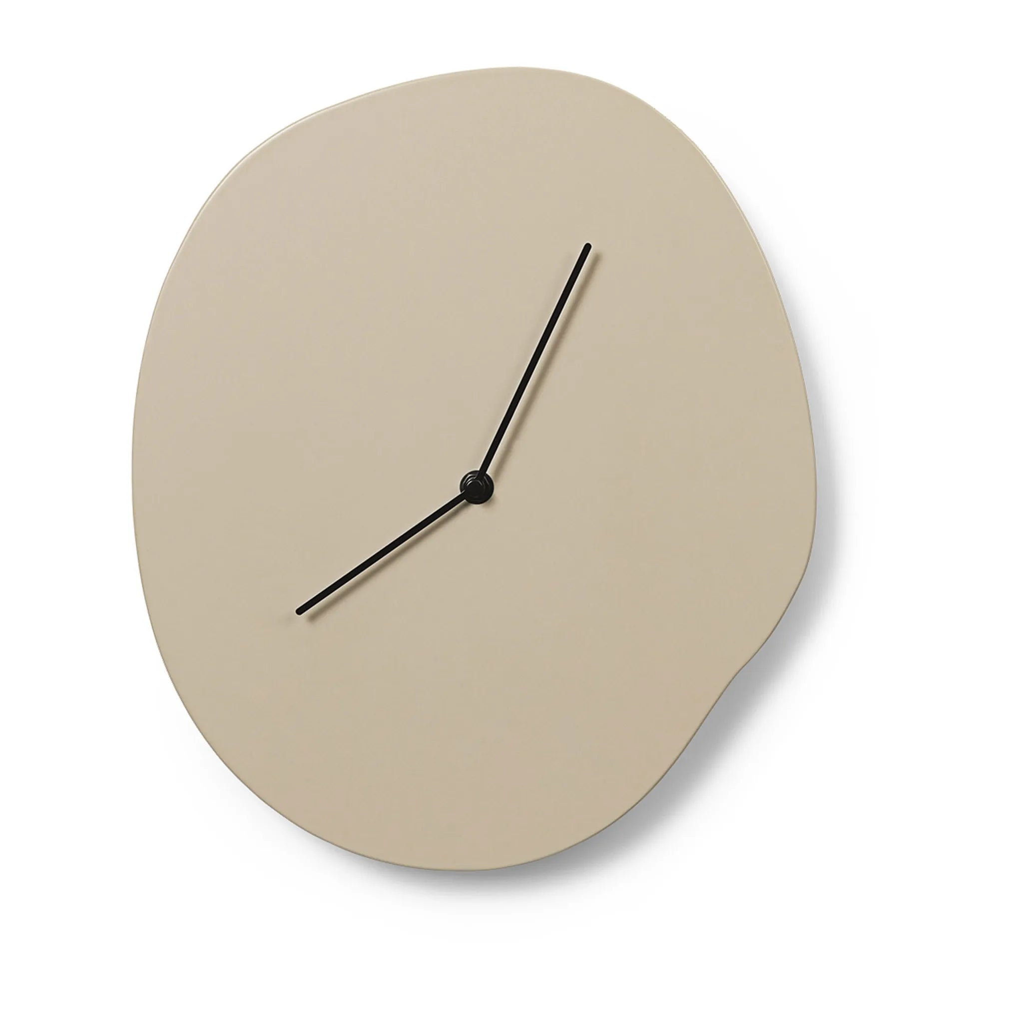 Melt Wanduhr 28 x 33cm, Cashmere