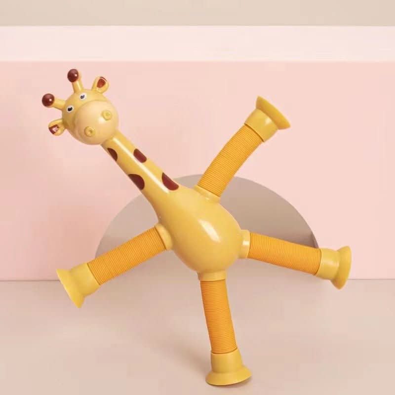 FlexiGiraffe – Dehnbares Saugnäpftassenspielzeug für Kreative Kinder