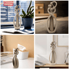Armonia Umarmung – Symbolische Deko-Skulptur für Liebe & Verbindung (Wohnzimmer-Deko in Schwarz oder Bronze)