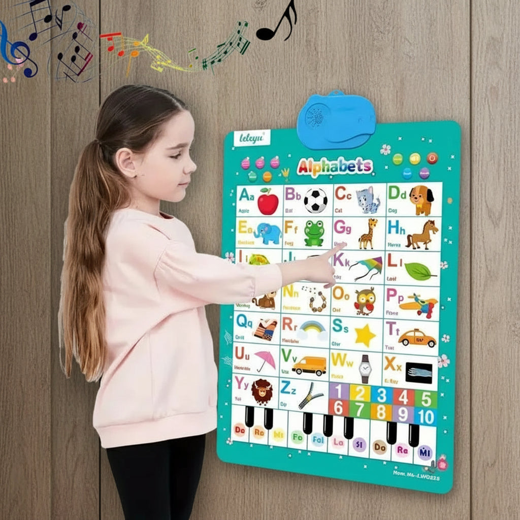 SpielLernen ABC – Sprechendes Lernposter mit Liedern & Quiz für Kinder ab 2 Jahren