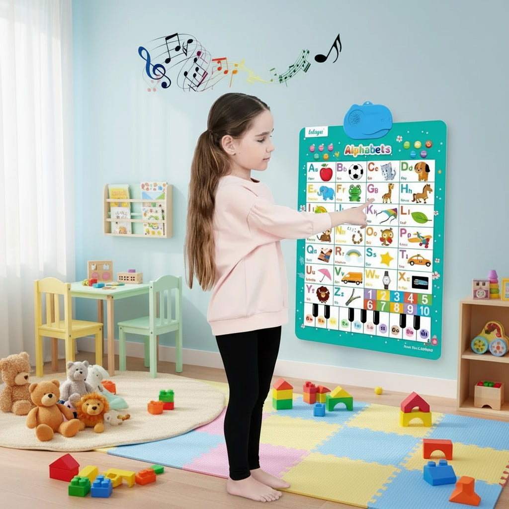 SpielLernen ABC – Sprechendes Lernposter mit Liedern & Quiz für Kinder ab 2 Jahren