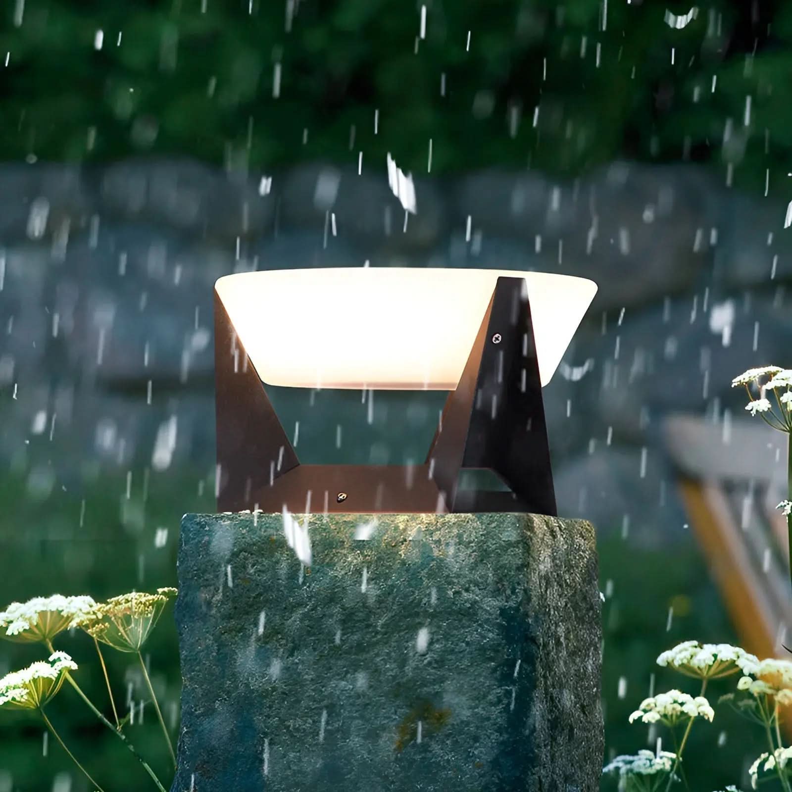 Milan Solar-Sonnenuhr Gartenleuchte