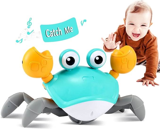 MoveeCrab – Interaktive Krabbelhilfe Mit Musik Und Licht Für Babys