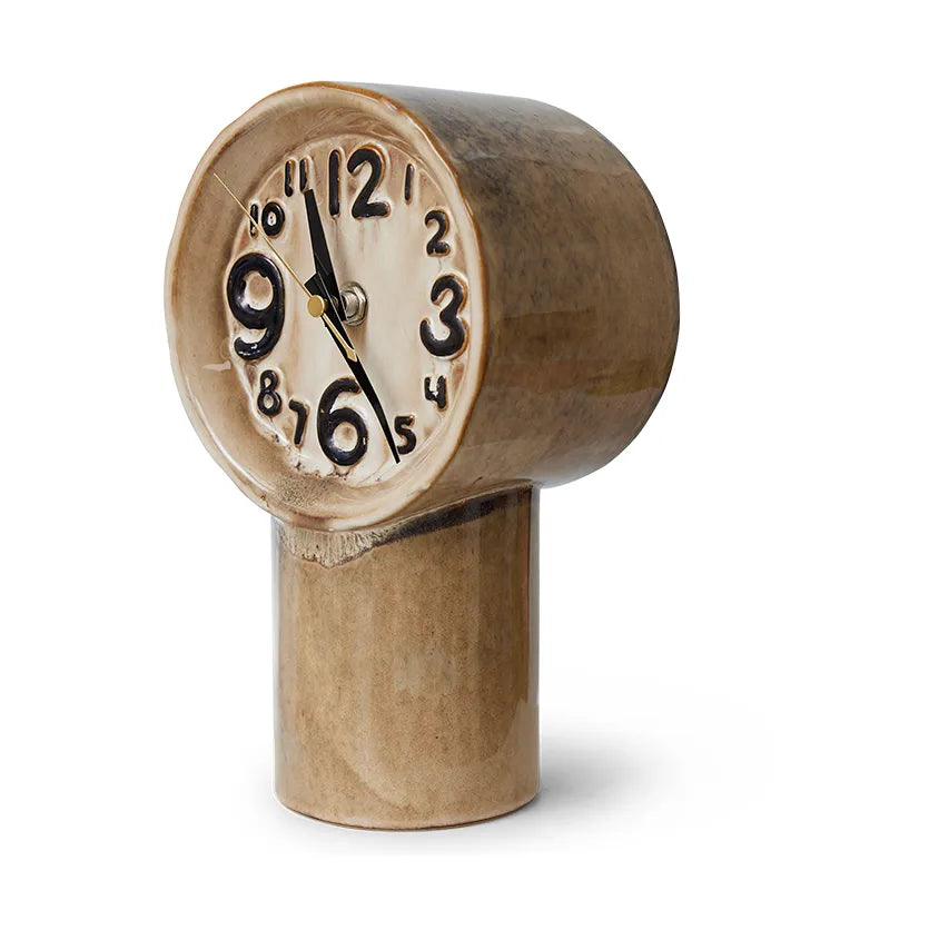 Retro Keramik Uhr 23,5 cm