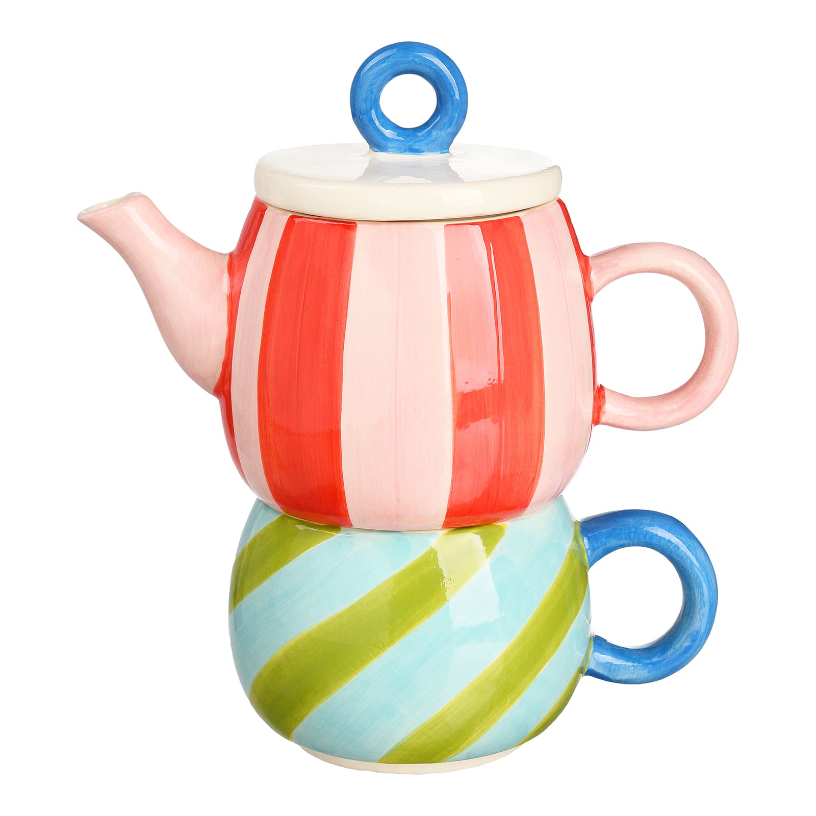 Teekannen-Set mit Tasse