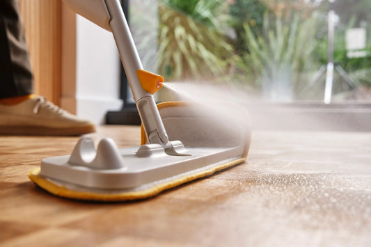 Cleantech 2-in-1 Bodenwischer mit Schrubber, Light Stone