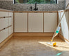 Cleantech 2-in-1 Bodenwischer mit Schrubber, Light Stone