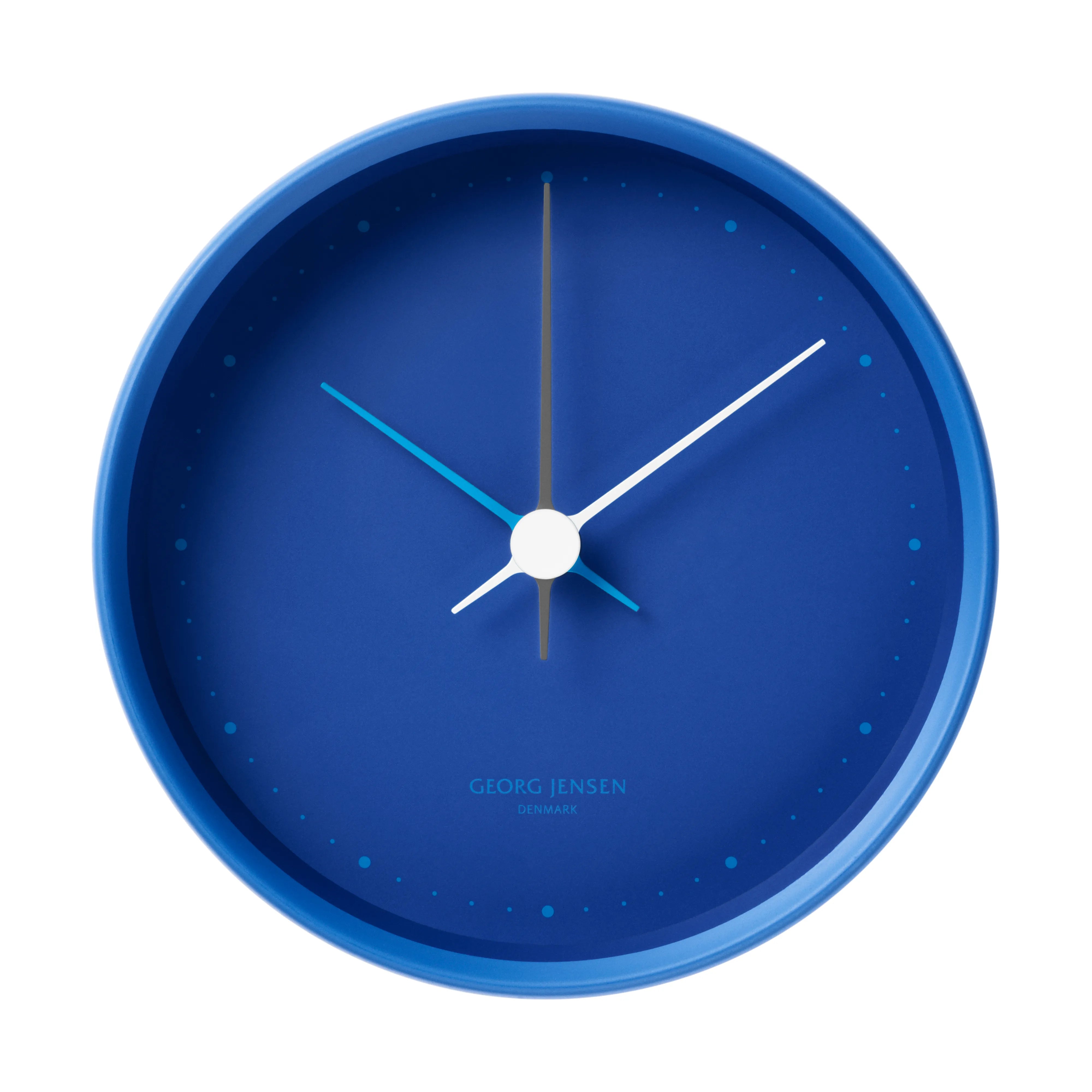 Koppel Wanduhr Ø10 cm, Iconic blue