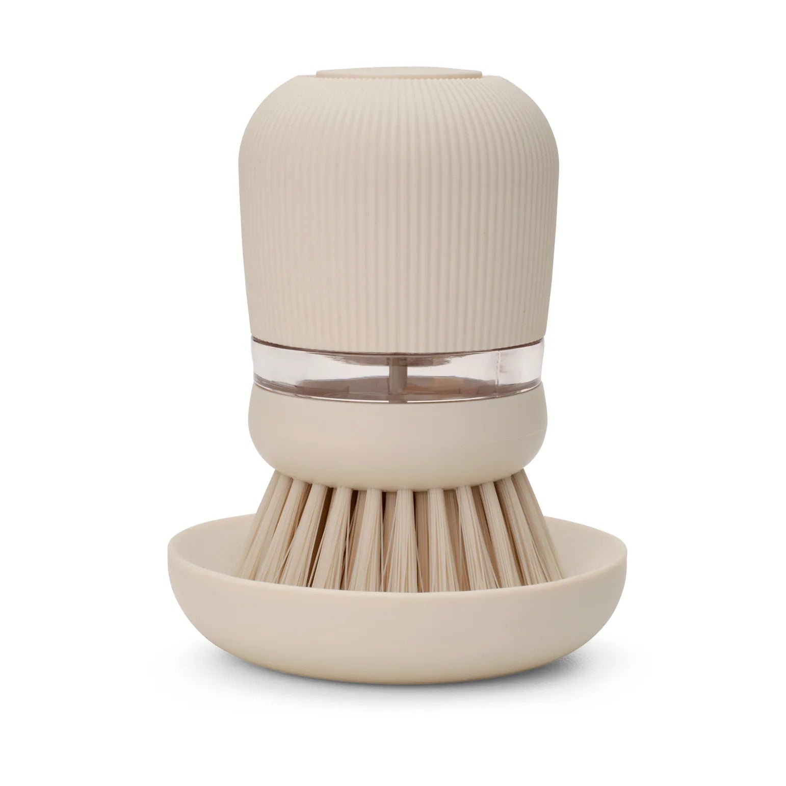 Brabantia Spülmittel-Schale mit Spülbürste, Soft beige