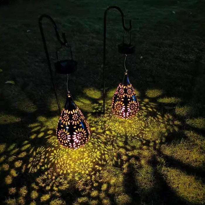 Solarbetriebene & Wetterbeständige Gartenlampe im Blumendesign – Für Stilvolle Außenbeleuchtung