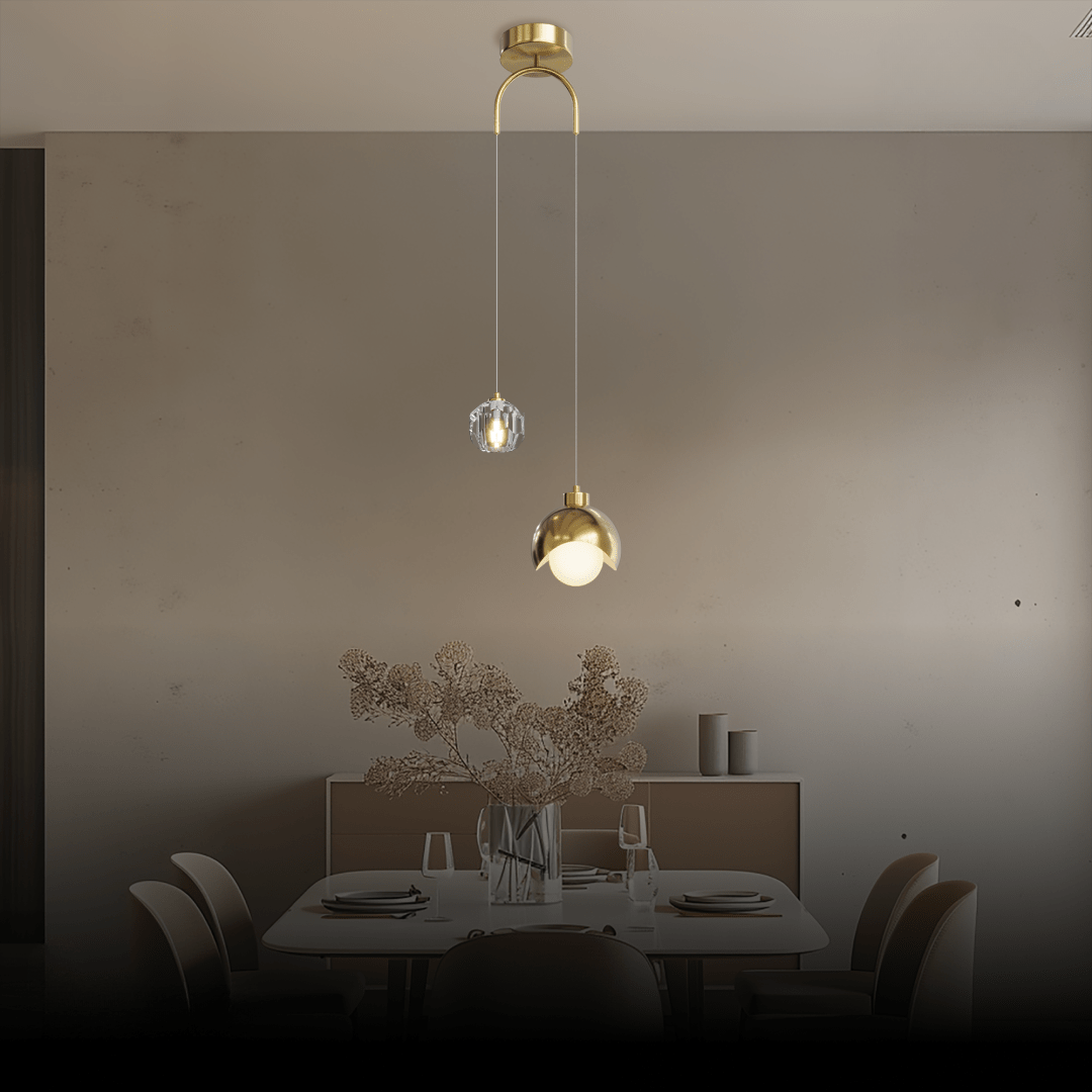 Toskana Kristall-Pendelleuchte Luxuriöse Kristallbeleuchtung Mit LED-Licht 3000K