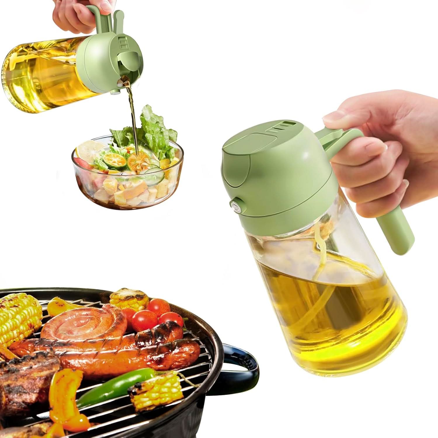 Ölsprüher – 2-in-1 Ölsprüher und Ausgießer
