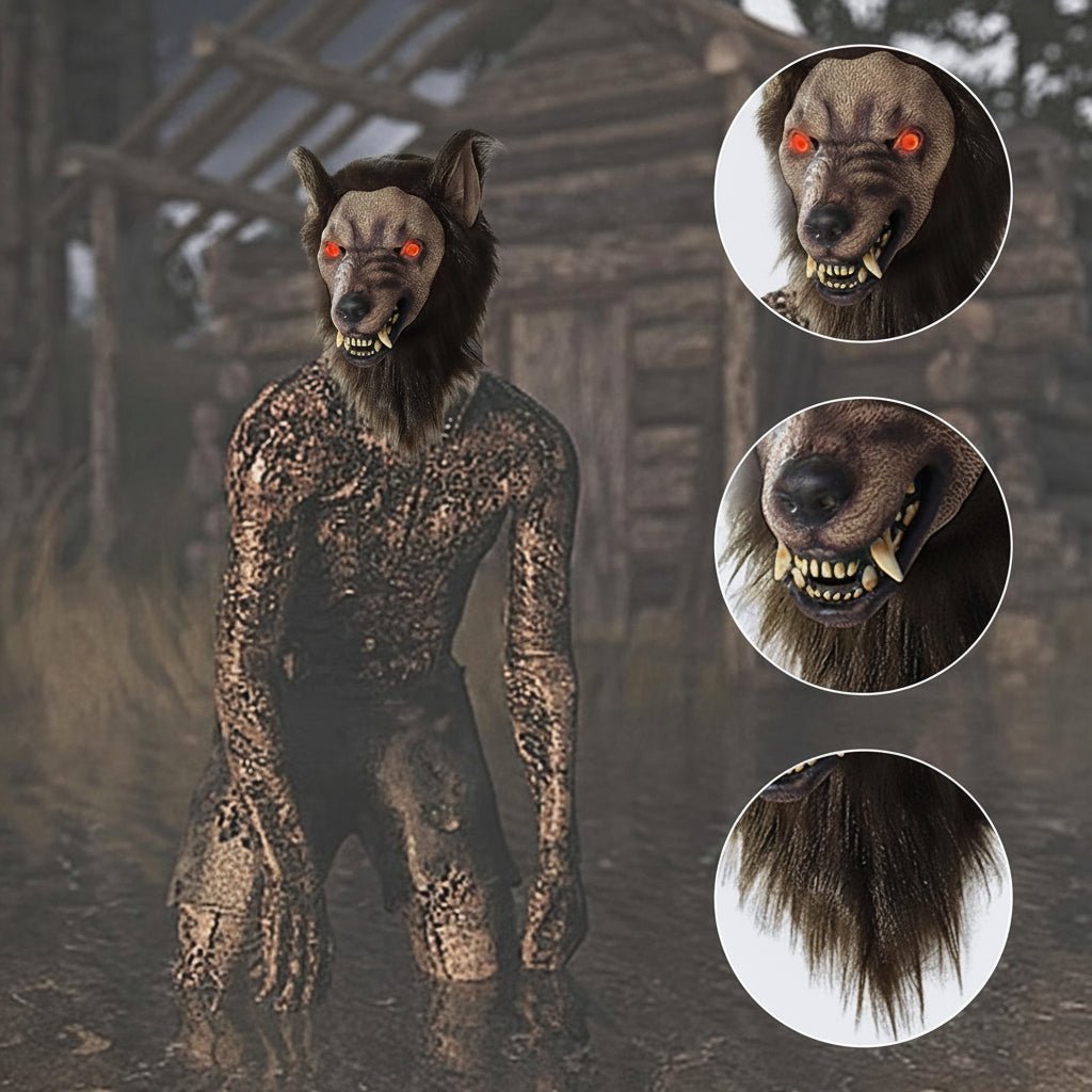 Nachtgeheul – Realistische Werwolfmaske Für Halloween Und Cosplay