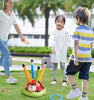 SpielMax 3-in-1 Spielset – Springseil, Ringwurf & Pedalrakete Für Drinnen & Draußen