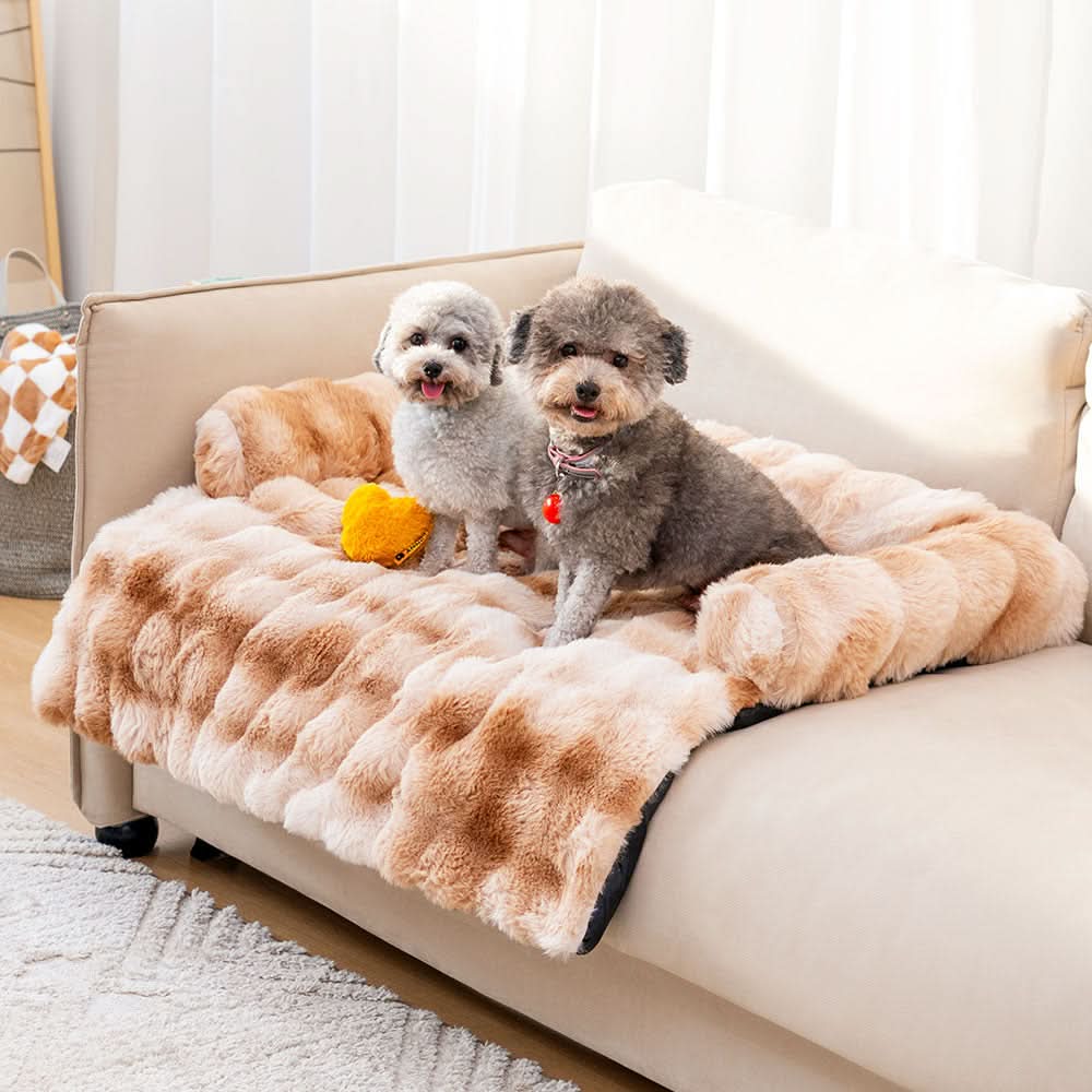 Plüschnest – Kuscheliges Sofabett Für Hunde Mit Rutschfester Unterseite