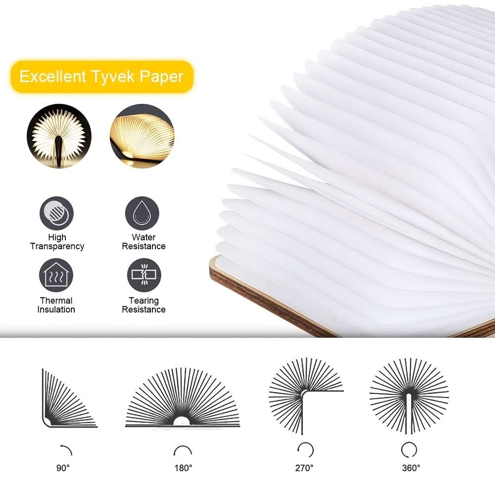 CALA Tischleuchte Mit Buchöffnung Magnetisch Drei Farboptionen Warmweiß Kaltweiß Natürlichweiß