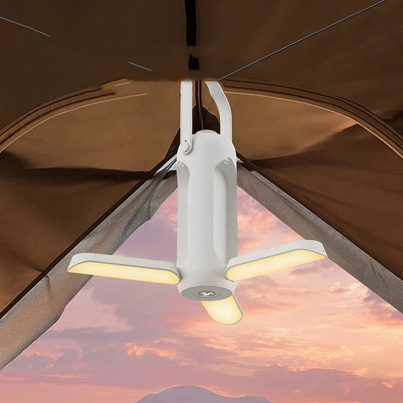 Vielseitige Tragbare Campinglampe mit Flexiblen Armen – Für Zelt und Outdoor