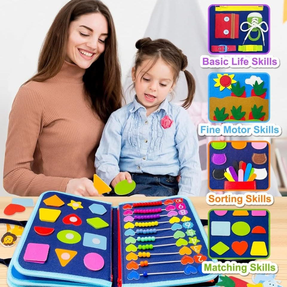 MINDZIP – Montessori Lernbrett für Motorik & spielerisches Lernen