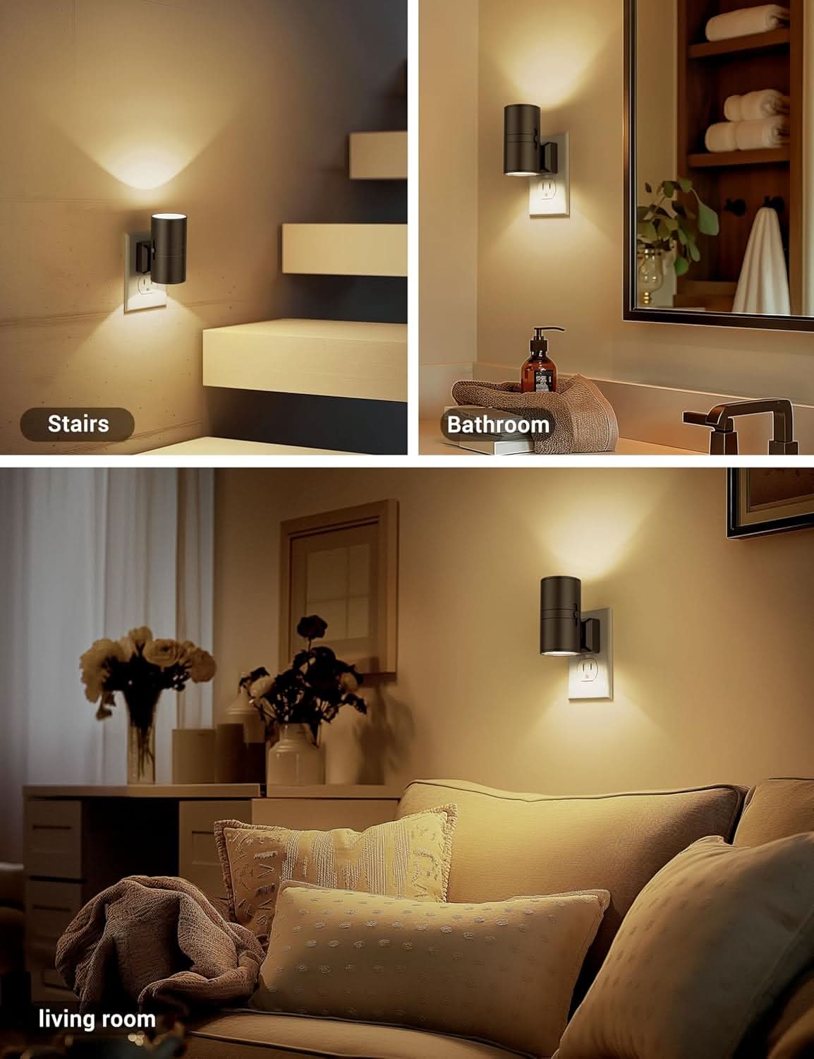 TwilightGlow LED Nachtlicht – Dimmbar & Automatisch für stilvolle Beleuchtung-5