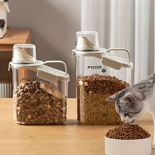 Frisch Futter Behälter – Luftdichter Futterbehälter Mit Messbecher Für Frisches Trockenfutter