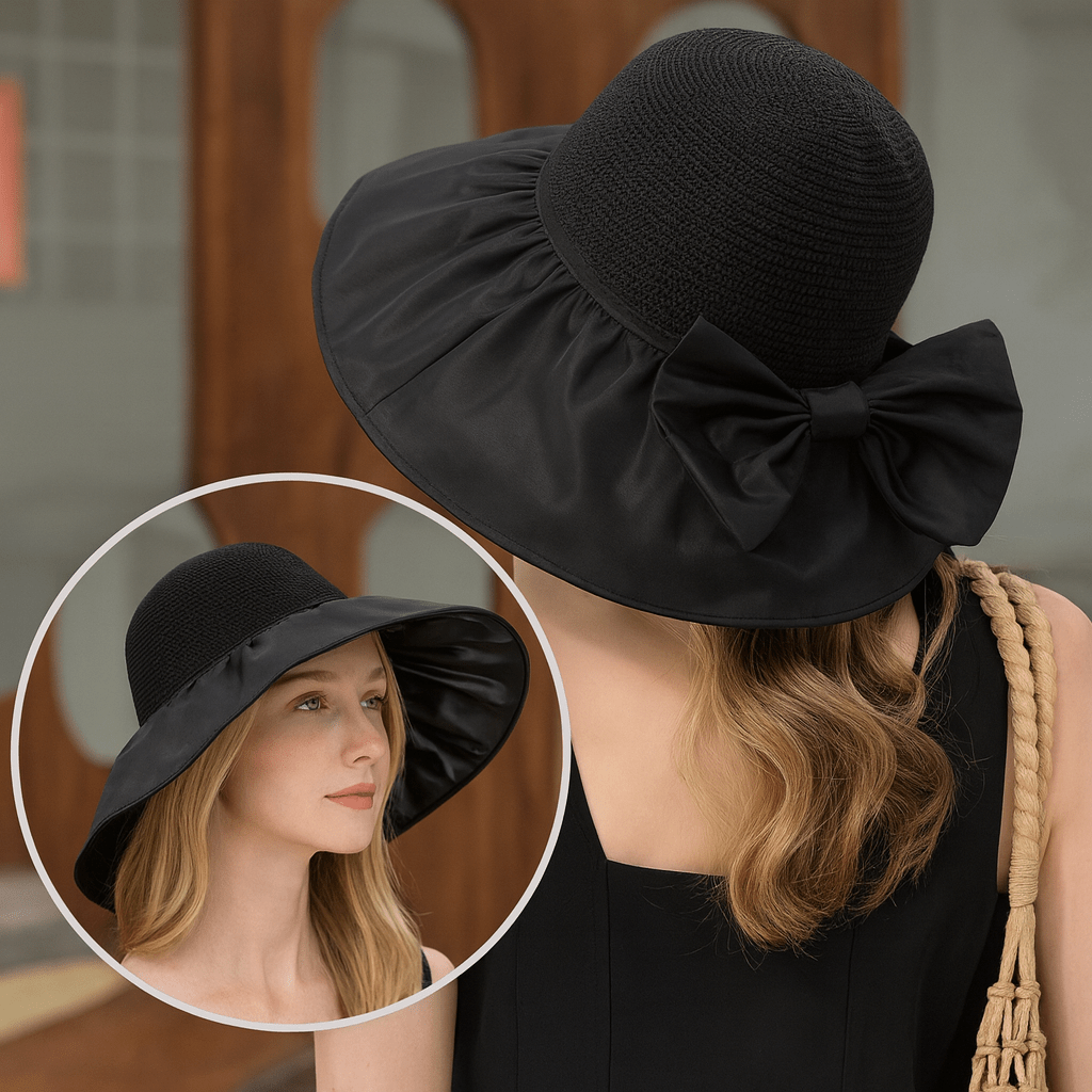 Eleganzkrempe – Eleganter Sonnenhut Mit Breiter Krempe Für Stilvollen UV-Schutz