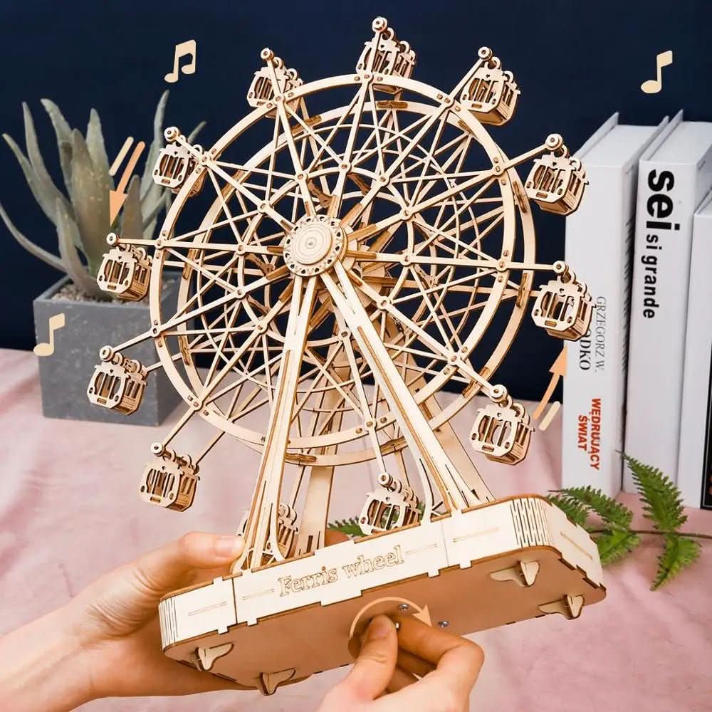 Radkunst – 3D Holz-Riesenrad Zum Selbstbauen Für Kinder & Erwachsene