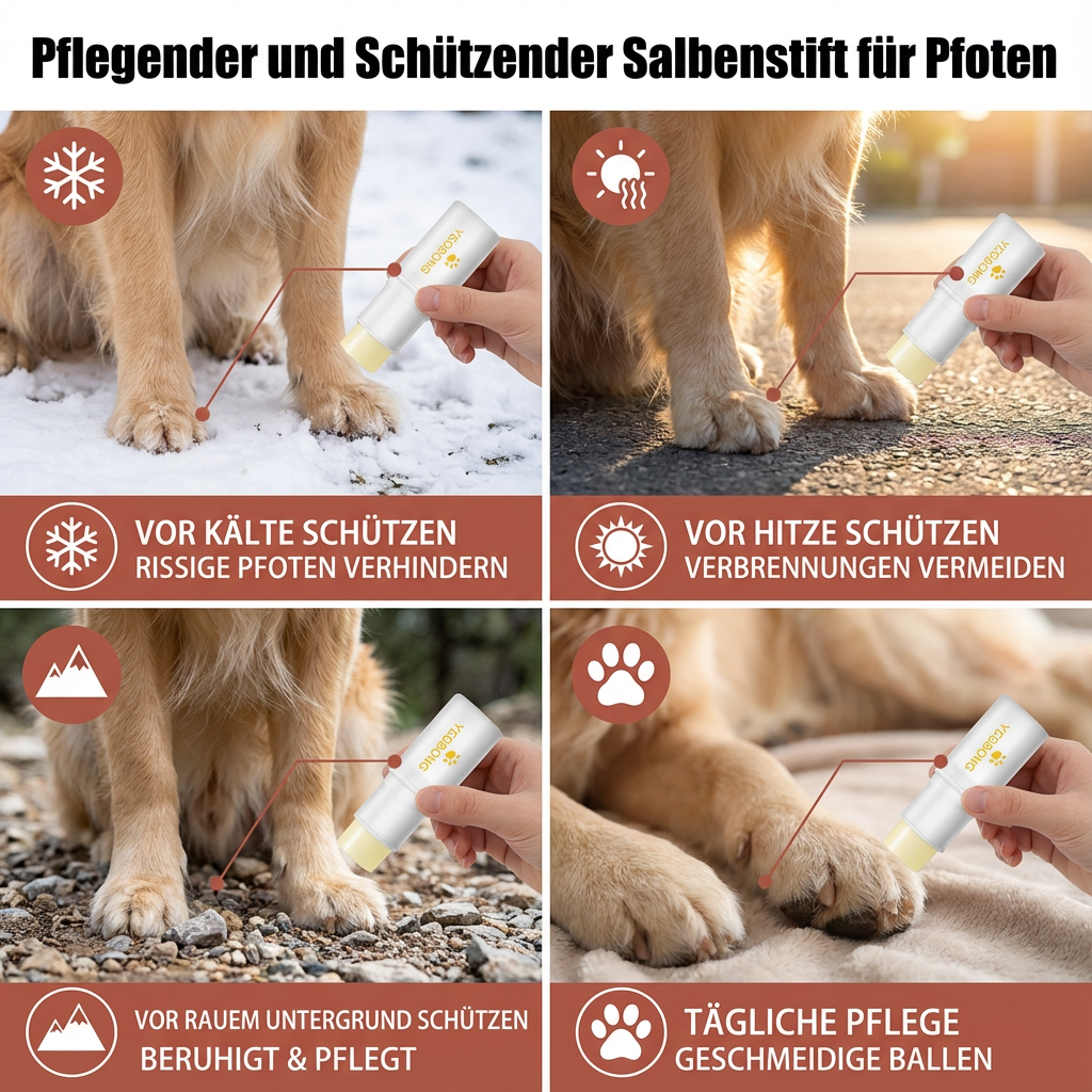 Pflegender und Schützender Salbenstift für Pfoten und Nase