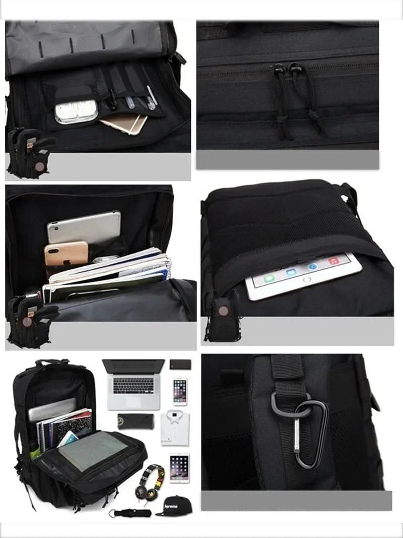 Abenteuerpack – Taktischer 50 L Rucksack Mit Laptopfach & Diebstahlschutz