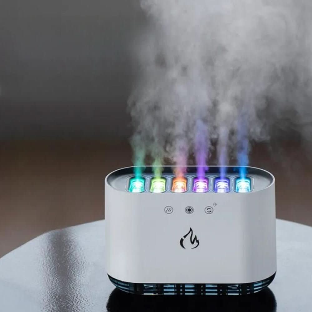 Luftnebel Pro – Luftbefeuchter Mit LED-Farben & 6-Düsen-Feuchtigkeitsverteilung