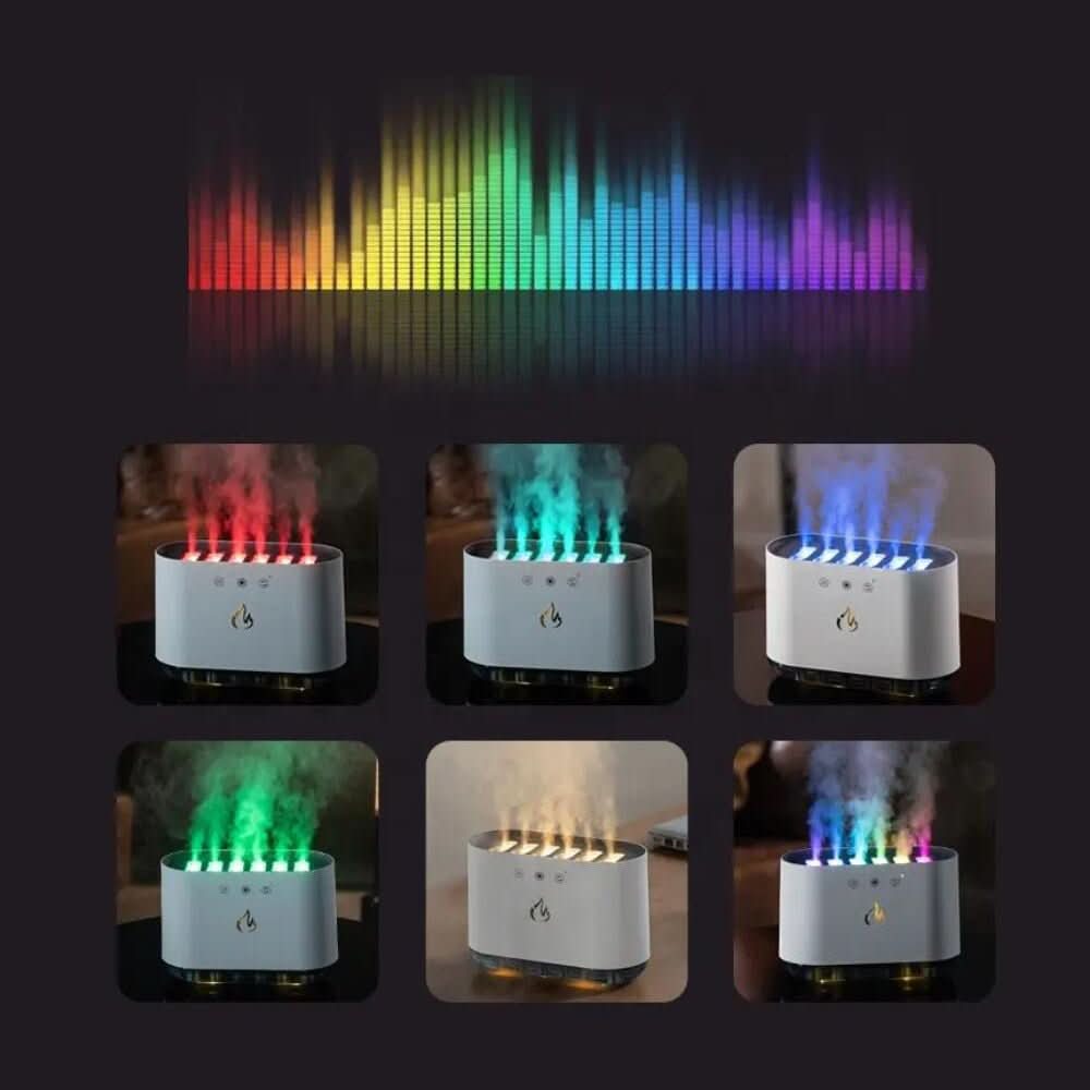 Luftnebel Pro – Luftbefeuchter Mit LED-Farben & 6-Düsen-Feuchtigkeitsverteilung