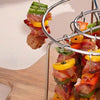 AIRSKEWER – Edelstahl Grill für Luftfritteuse mit Spießhalter 3