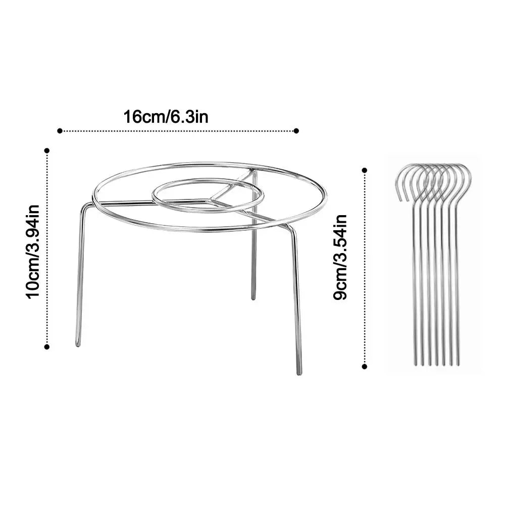 AIRSKEWER – Edelstahl Grill für Luftfritteuse mit Spießhalter 6