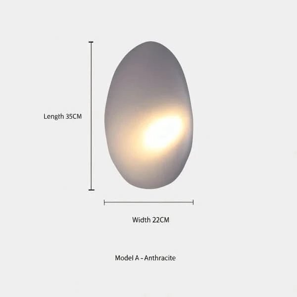 JANA Kieselglas-Wandleuchte Mit Warmem Diffuses Licht Für Modernes Ambiente