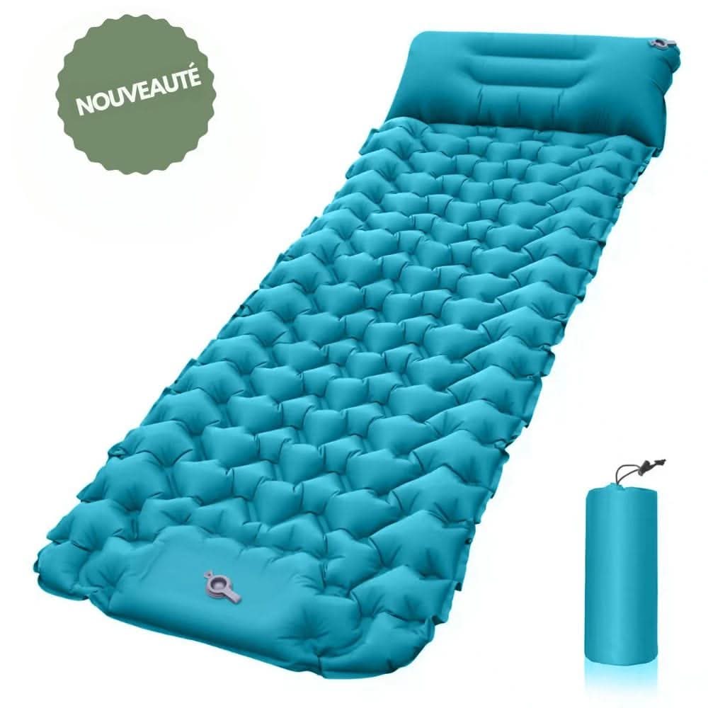 AirTrek Mat – Aufblasbare Campingmatratze Mit Fußpumpe Und Ergonomischem Komfort