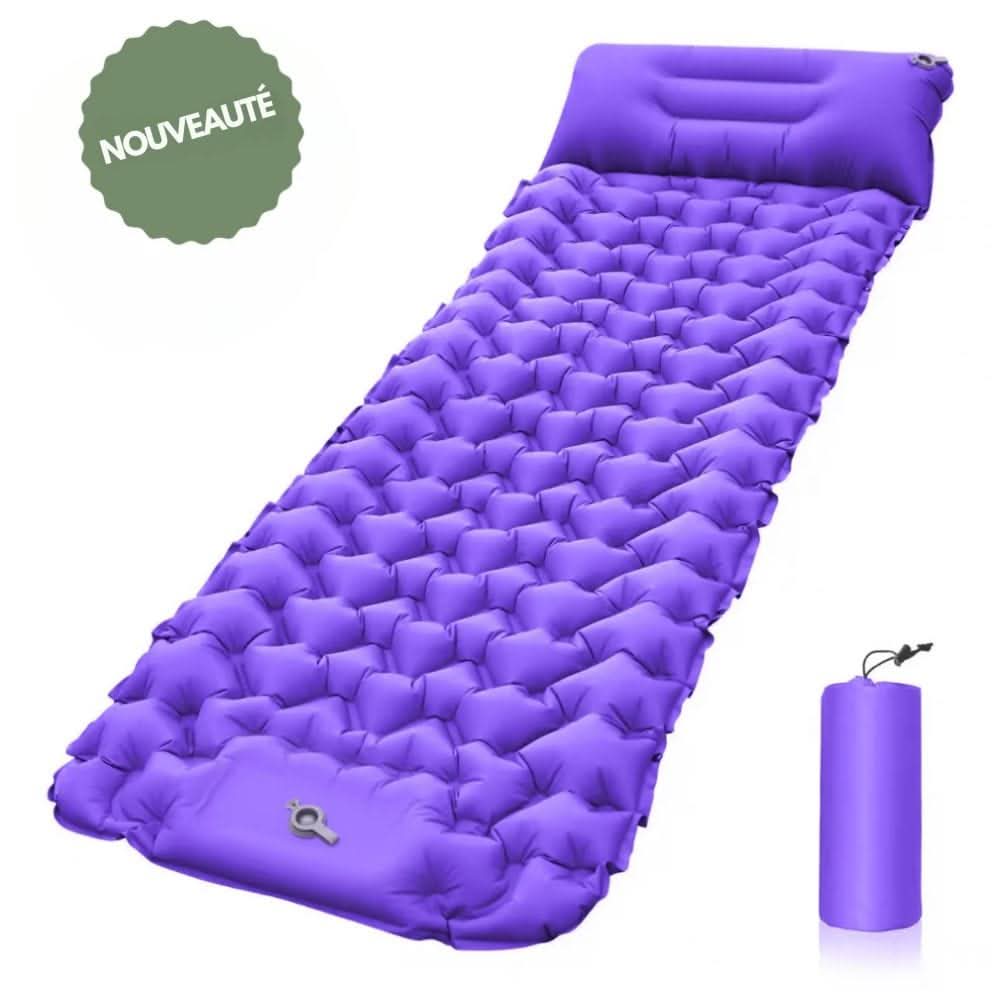 AirTrek Mat – Aufblasbare Campingmatratze Mit Fußpumpe Und Ergonomischem Komfort