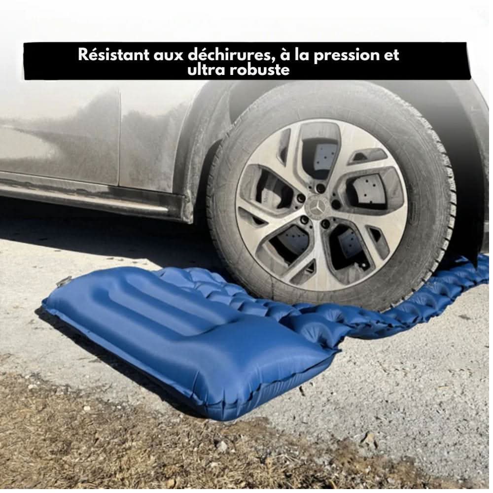 AirTrek Mat – Aufblasbare Campingmatratze Mit Fußpumpe Und Ergonomischem Komfort