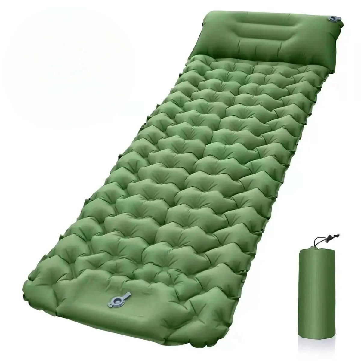 AirTrek Mat – Aufblasbare Campingmatratze Mit Fußpumpe Und Ergonomischem Komfort