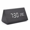 Futura Wecker Holzoptik LED Mit Drei Alarme Temperaturanzeige Einstellbare Helligkeit