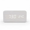 Futura Wecker Holzoptik LED Mit Drei Alarme Temperaturanzeige Einstellbare Helligkeit