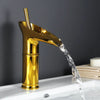AquaFalls – Antiker Wasserfall-Waschtischhahn aus Messing