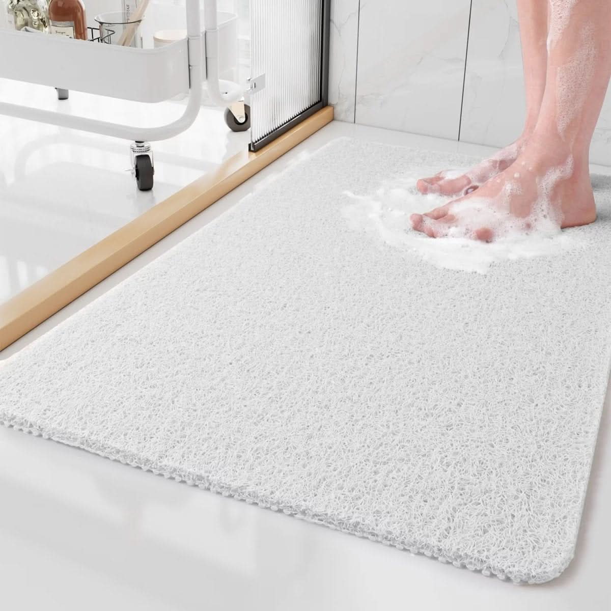 AQUALUXE – Rutschfeste Duschmatte Mit Drainage-System