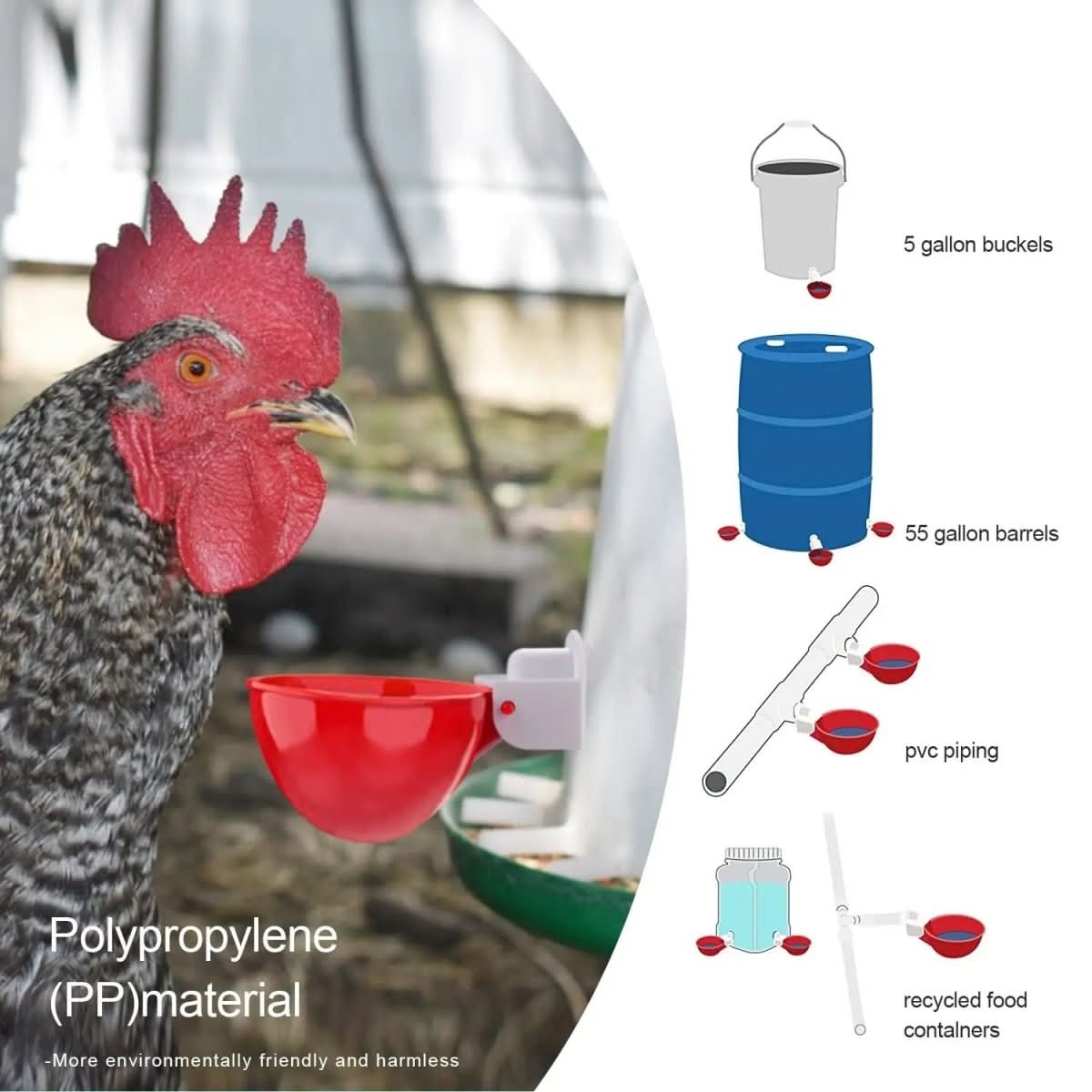 CLUCKFLOW – Automatischer Hühnerwasserer Für Gesunde Herden