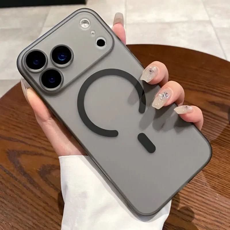 AuraClear – Ultradünne, matte, klare MagSafe-Hülle für iPhone 11-17 1