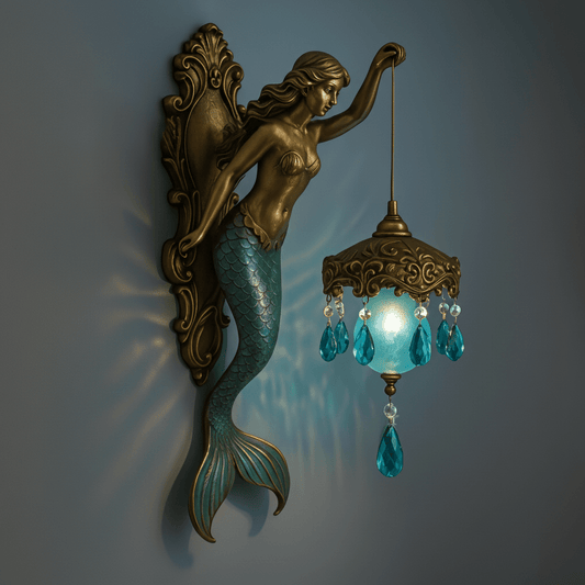 Aurelia - Vintage Wandleuchte Innen mit Sanftem Licht, Handgefertigt, Kabellos 0