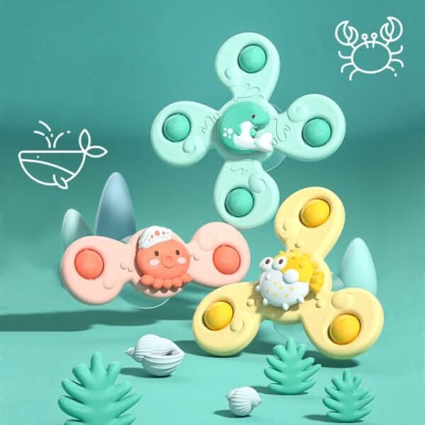 BABYBLOOP – Spannendes Baby-Spinner-Spielzeug für die Entwicklung motorischer Fähigkeiten und Sinne 7