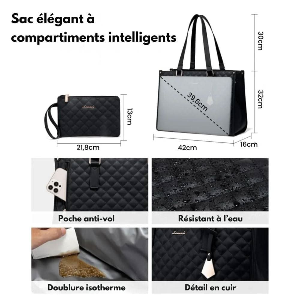 BAGSBALL 2-in-1 – Stilvolle Einkaufstasche mit Integriertem Isolierfach